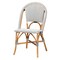Baxton Studio Genica Classic French Black and White Waeving and Natural Brown Rattan 5-Piece Dining Chair Set 210-12698-12699 - alternate 6